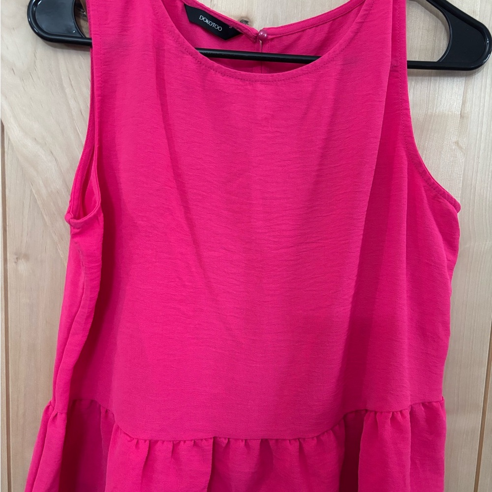 Pink Sleeveless Top & flowy pants